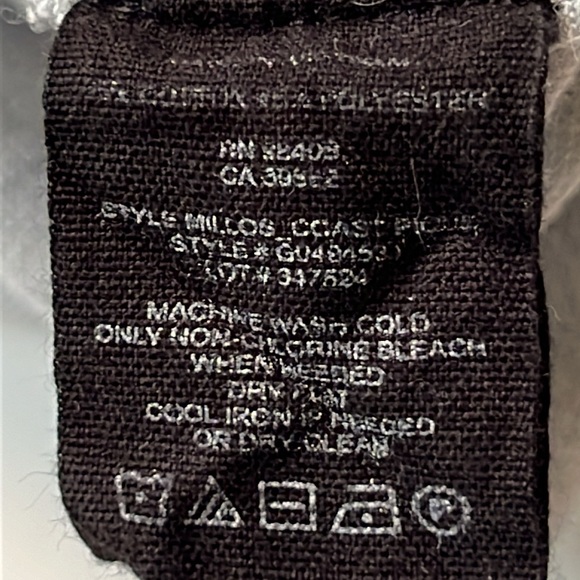 Theory Men’s Polo Shirt Sz M Short Sleeve Gray Preppy Retro Lightweight Casual - Picture 6 of 9